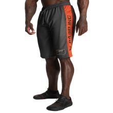NO1 Mesh Shorts, black/flame, large