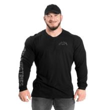 Throwback L/S Tee, black, xxxlarge