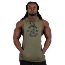 Lawrence Hooded Tank Top, army green, xxxlarge