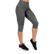 Monroe Cropped Leggings, grey, large