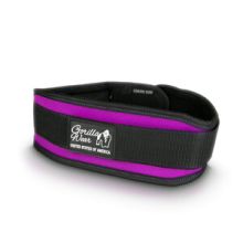 4 Inch Womens Lifting Belt, black/purple, large