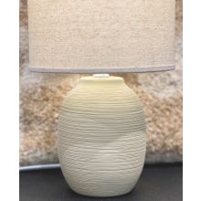 Lampa Bord Beige Keramik 34 cm