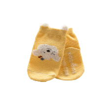Roliga babysockor gul