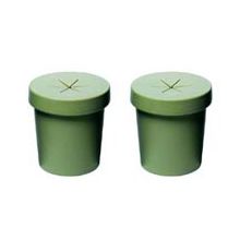 Khaki Pot for one flower 2pack - Norrmann Copenhagen