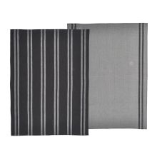 Södahl Soft Kökshandduk 70 x 50 cm 2 st Svart