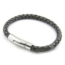 Läderarmband Jimi grått