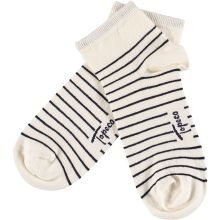 Herrstrumpor Sneaker Randig offwhite