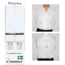 Svenska hängslen  Breda Vita