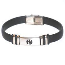 Armband rostfritt stål Hill svart