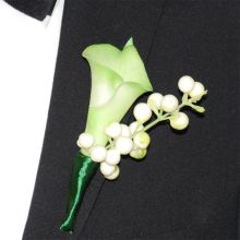 Corsage Lilja Grön