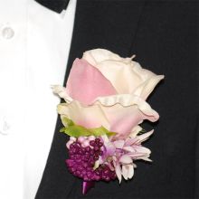 Corsage Ros Rosa/Lila