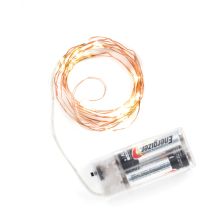 Ljusslinga med timer koppar