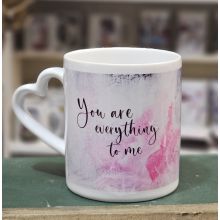 Mugg med hjärtformat öra - You are everything to me
