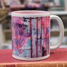 Mugg med rosa insida - Wear your scars with pride
