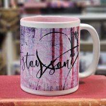 Mugg med rosa insida - Don´t stay sane