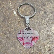 Nyckelring, hjärta - Forever and ever