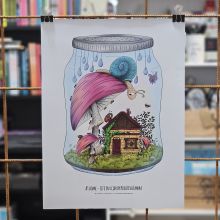 Affisch - Life in a jar, At home