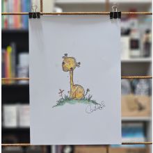 Affisch - Giraff