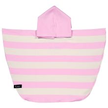 Badponcho/ombytesponcho baby 1-3 år. Bude rosa/offwhite.