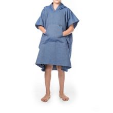 Badponcho Ericeira blå kids. Ca 4-8 år.