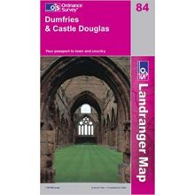 OS84 Dumfries Castle Douglas Surrounding