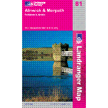 OS81 Alnwick Morpeth Surrounding area