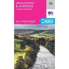 OS36 Grantown Aviemore Cairngorm area