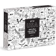 USA colour-in Pussel 1000 bitar