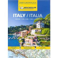 Italien Vägatlas Michelin 2024