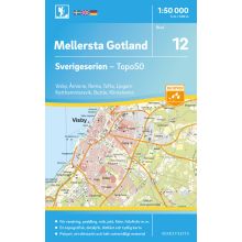 12 Mellersta Gotland Sverigeserien 1:50 000