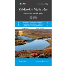 Kungsleden 4 Kvikkjokk Adolfström karta och guide Outdoorkartan