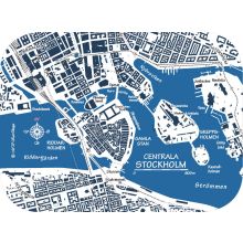 Frukostbricka Stockholm Blå