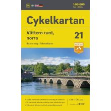 Cykelkartan 21 Vättern runt - Norra