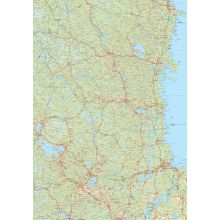 Gävleborgs län väggkarta