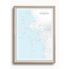 Skärgårdskarta Göteborg 50x70cm Dapa Maps