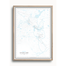 Skidkarta Storlien 50x70cm Dapa Maps