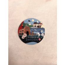 Östermalm Glasunderlägg 9cm diam