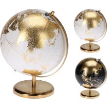 Jordglob Svart/Guld 27 cm