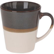 Mugg Grå/Brun Keramik 30 cl 4-pack
