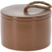 Ljus Grön Keramikburk med lock