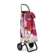 Shoppingvagn Rolser 2L (2 hjul+vikbar) I-Max Taku Rosa Blommig