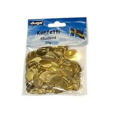 Konfetti Student Guld