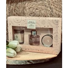 Aromaset Doftoljor Doftljus Doftpinnar Rose & Oud Wood