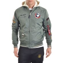 MA-1 TT Hood Patch Vintage Green