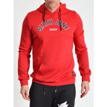 Sixth Patch Logo Hoodie Red