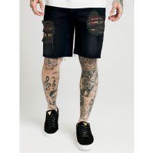 DA Loose Fit Denim Shorts Black