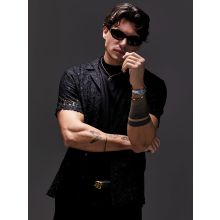 Lace Resort Shirt Svart