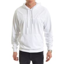 Asher Velour Hoodie White