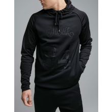 Retro Sports Hoodie Black