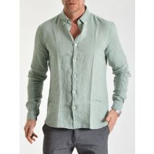 Linston Linen Shirt Nil Green